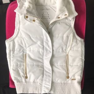 CALVIN KLEIN vest with detachable hood